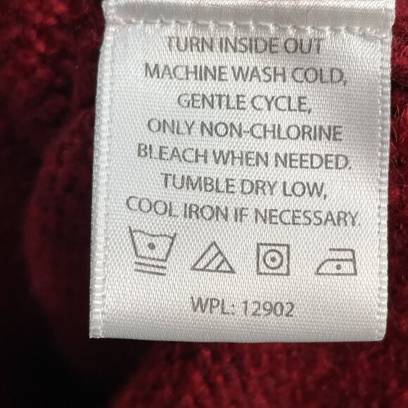 Tricots St Rapheal Sweater Mens Large 1/4 Button Down Winter Pullover - Picture 6 of 7